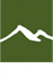 A green logo featuring a stylized mountain outline with text below, partially visible.